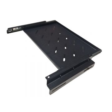 Raft mobil 19 inch, adancime 270mm, incarcare 30kg, pentru rack adancime 450mm, metalic, Safer SAF-MOBSHELF45