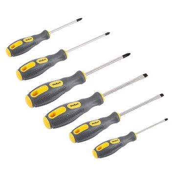 Set 6 surubelnite crom-vanadiu, varf magnetic, Rebel RB-1108