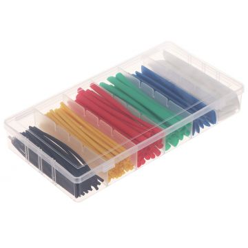 Set tuburi termocontractabile, 100 bucati, lungime 100mm, TERMO-TUBE-PACK/1.5-13/CL