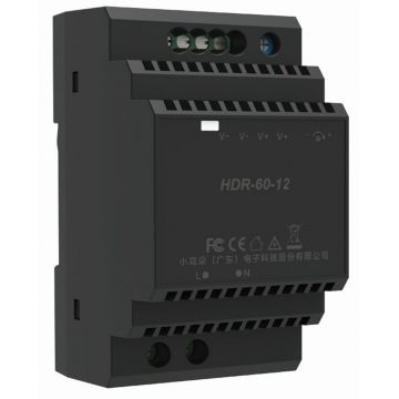 Sursa de alimentare 12V 4.5A, montare pe sina DIN, Safer SAF-HDR-60-12