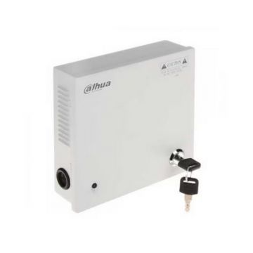Sursa de alimentare in cutie de metal, 5 iesiri, 4 Ah, 12 V, Dahua, PFM340-5CH