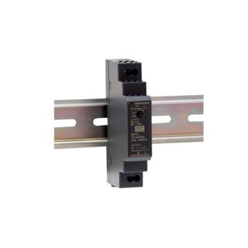 Sursa de alimentare Mean Well HDR-15-5, 5V, 2.4A,  montare pe sina DIN