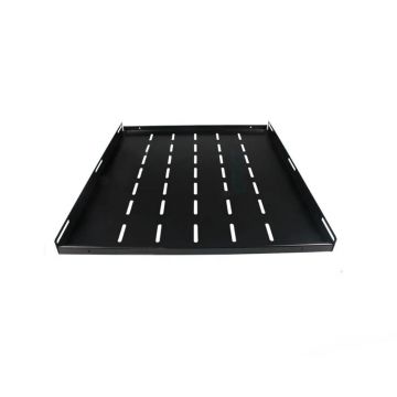 Tava rack 19 inch fixa, adancime 550mm, metalica, incarcare 90kg, negru RAL9004, Safer TAVAF80-FLOOR