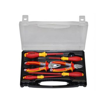 Trusa de scule NWS, 4x surubelnite, 1x patent, 1x cleste, Solingen 03-282