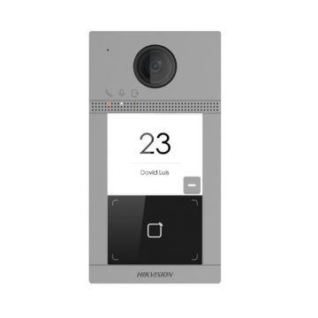 Videointerfon FULL HD, 1 familie, control acces, Wireless, aplicat, Hikvision, DS-KV8113-WME1(C)