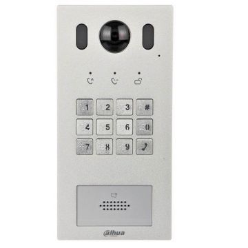 Videointerfon/Post de exterior IP, Dahua, 2 MP, Mifare, aluminiu, VTO3221E-P