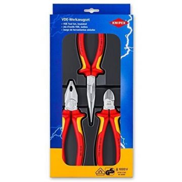 00 20 12 Electro pliers set - 3-pieces