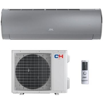 Aparat aer conditionat Daytona CH-S09FTXD Inverter 9000BTU Clasa A++/A+++ Wi-Fi Argintiu