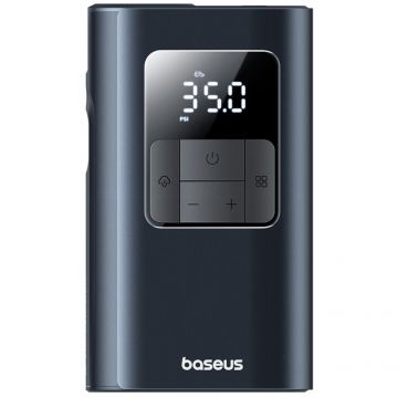 Compresor PrimeTrip VA1, 20000rpm, 2.5 Bar, 2000mAh, Afisaj LCD, Negru