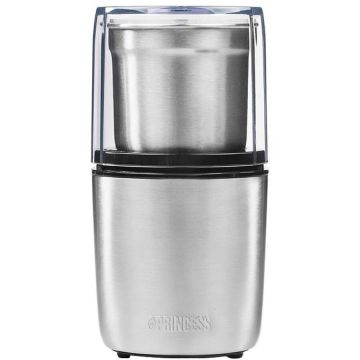 Mini Chopper Multifunctional cu Rasnita 0.19L 200W Argintiu