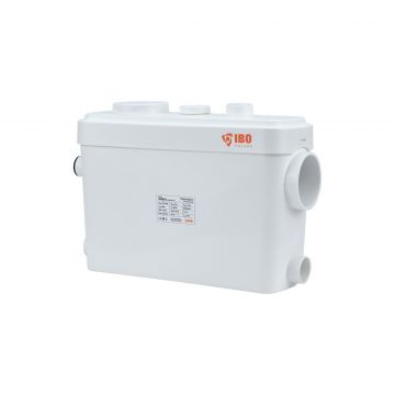 Pompa Profesionala Evacuare Apa Menajera Demisol, Subsol, cu Tocator, Pompa WC, IBO Sanibo B, 600 W, 125 l/min, H Refulare 8 m, MODEL NOU