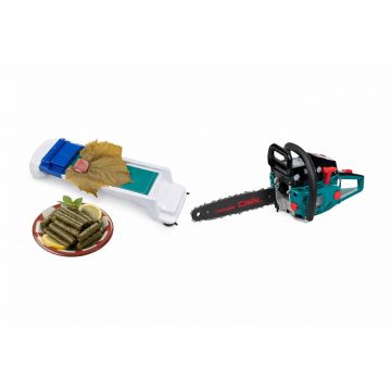 Set Drujba Micul Padurar 5200, 2.7 CP, 40 cm, Pornire Usoara + Aparat de Facut Sarmale - Dolmer