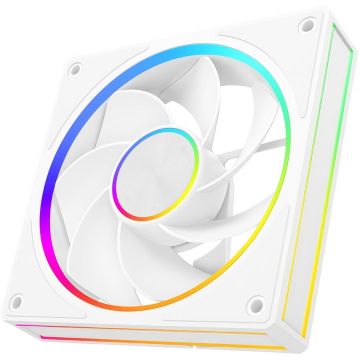 Ventilator VOLCANO LOOP 120 ARGB Reverse Fan White