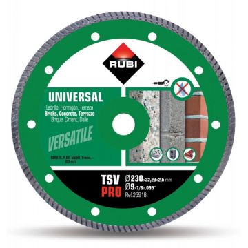 Disc diamantat pt. beton si caramida 230mm, TSV 230 Pro - RUBI-25918