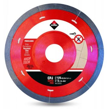 Disc diamantat pt. gresie portelanata 125mm, CPJ 125 SuperPro - RUBI-32933