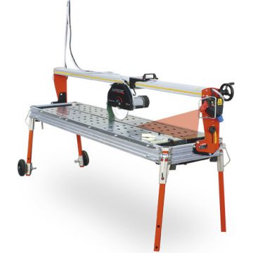 Masina de taiat marmura, granit 200cm, 2.2kW, SUPREME 200S cu laser si roti - Battipav-82001