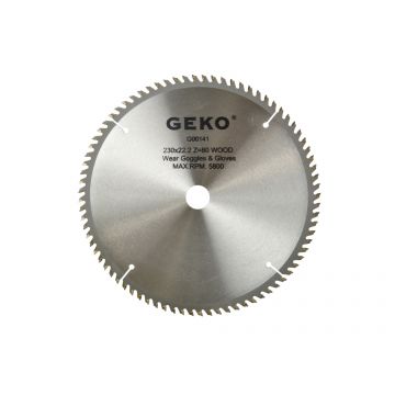 Disc pentru lemn 230x22x80T, Geko G00141