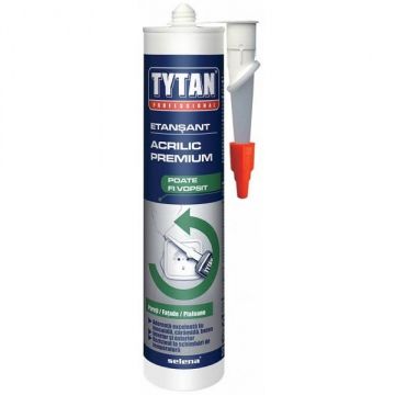 Silicon etansant acrilic, alb, 280 ml, Tytan