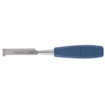 Dalta 18 mm, plata cu maner din plastic, SIBRTEH