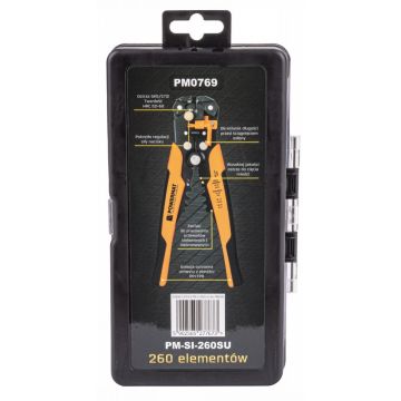 Cleste pentru sertizare cabluri, Powermat PM-SI-260S