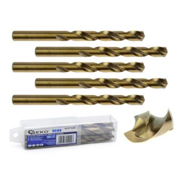 Set burghie pentru metal cu cobalt HSS 12mm 5 piese, GEKO G37120