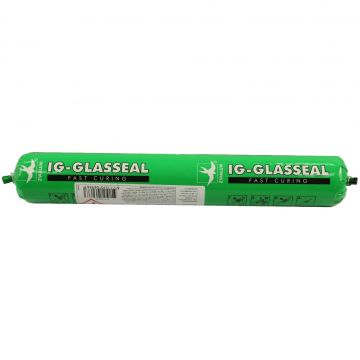 Silicon IG-GLASSEAL, Negru, 600 ml