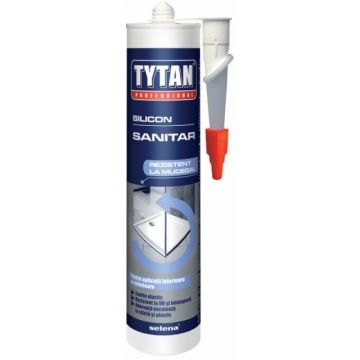 Silicon sanitar transparent, 280 ml Tytan