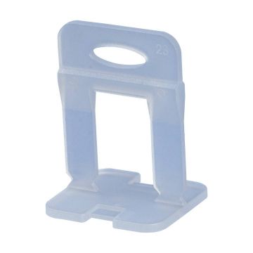 Set clipsuri - sistem nivelare gresie si faianta, gama CONFORT - 2 mm (100 bucati) Set clipsuri - sistem nivelare gresie si faianta, gama CONFORT - 2 mm (100 bucati)
