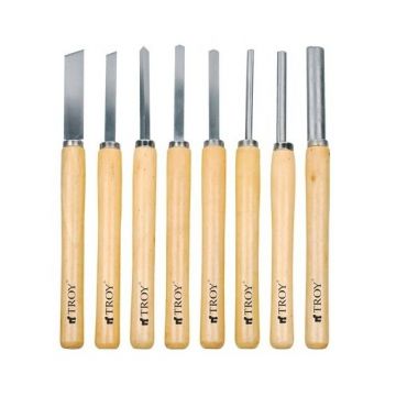 Set de dalti pentru lemn Troy T25008, 10-25 mm, 8 piese