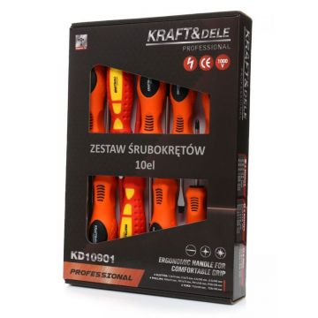 Set surubelnite 10 elemente KraftDele KD10901