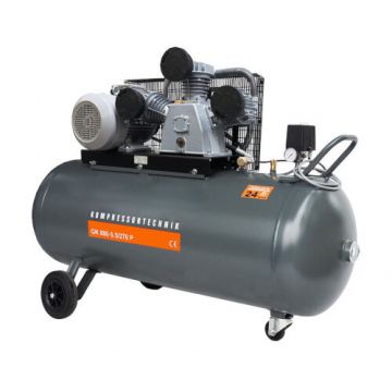 Compresor de aer profesional cu piston - 5.5kW, 880 L/min, 10 bari - Rezervor 270 Litri - WLT-PROG-880-5.5/270