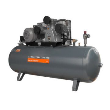 Compresor de aer profesional cu piston - 5.5kW, 880 L/min, 10 bari - Rezervor 500 Litri - WLT-PROG-880-5.5/500