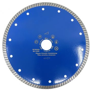 Disc DiamantatExpert pt. Gresie ft. dura, Portelan dur, Granit- Turbo 180mm Super Premium - DXDH.3957.180 (Diametru disc, Ø interior: 22,2mm)