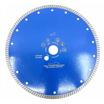 Disc DiamantatExpert pt. Gresie ft. dura, Portelan dur, Granit- Turbo 230mm Super Premium - DXDH.3957.230 (Diametru disc, Ø interior: 22,2mm)