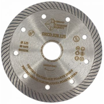 Disc DiamantatExpert pt. Portelan dur, Placi ceramice dure 125x22.2 (mm) Ultra Premium - DXCD.CD.328.125