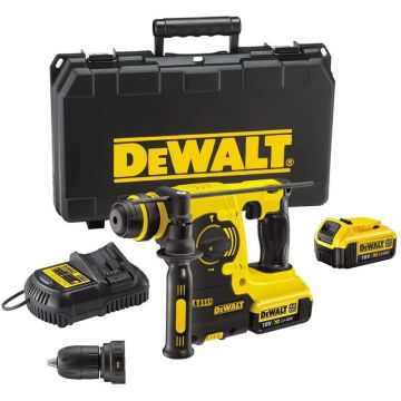 Ciocan rotopercutor DeWALT DCH254M2 ultra profesional cu 3 moduri de lucru si mandrina rapida