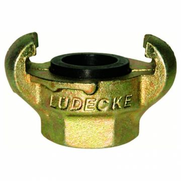 Cupla rapida cu gheare si filet interior Ludecke KIG10, 1  , O25 mm