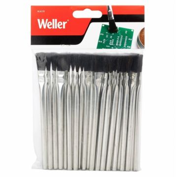 Set pensule de aplicat flux, sacaz, componente electronice WLACCFB Weller WLACCFB-02, 140 mm, 25 bucati
