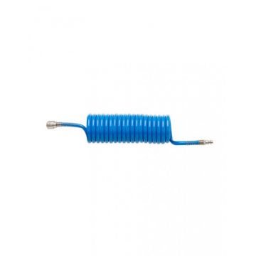 Furtun spiralat 9m, PU, 8x12 mm, HOEGERT