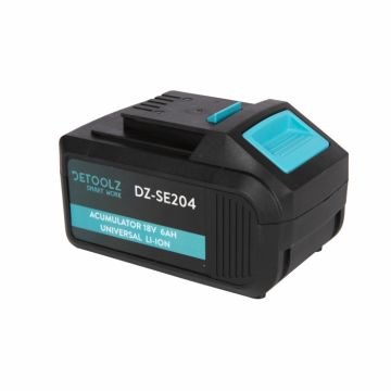 Acumulator Detoolz DZ-SE204, 18V 6Ah, Universal