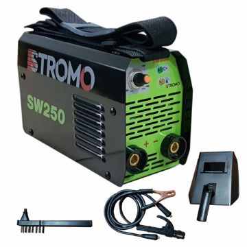 Aparat de sudura invertor STROMO SW 250 , 250 Ah, Accesorii Incluse, Electrozi 1.6-4 mm, 2 Ani Garantie Premium