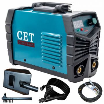 Aparat de sudura tip invertor CET MMA 220 P, afisaj electronic, cabluri 2 metri