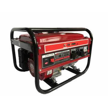 Generator electric pe benzina Campion CMP0242, 2.8KW, 3000RPM, Rosu Negru