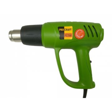 Pistol cu aer cald Procraft PH2300E, pheon industrial 2.3 kW, 600 grade C, 650 l min., 4 duze