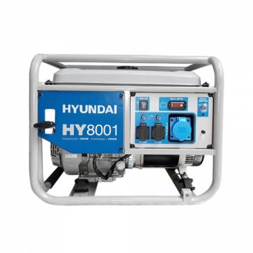 Generator de curent standard pe benzina Hyundai HY8001, 16CP, 457CMC, 25L