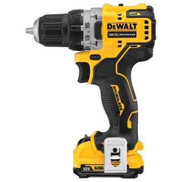 Masina DeWALT DCD701D2 de gaurit si insurubat 12V 2Ah Brushless