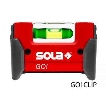 Nivela cu bula (boloboc) GO! Clip, cu clips curea - Sola-01620201