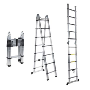 Scara aluminiu telescopica pliabila 4.4m - 14 trepte Detoolz DZ-C247