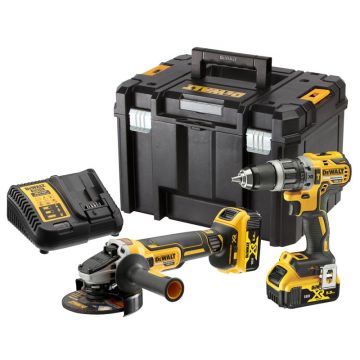 Set 2 Scule DeWalt DCK2080P2T Format din: DCD796 + DCG405 + Cutie Tstak