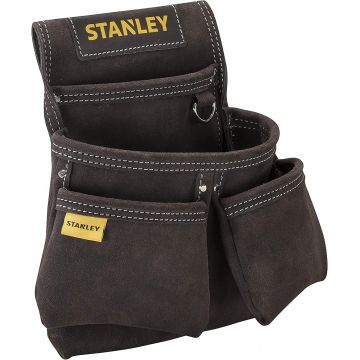 Suport de scule din piele pentru curea cu 3 buzunare Stanley STST1-80116